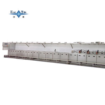 Buy 40KHz / 80KHz Ultrasound Washing Machine Valve Body Electrolytic Cleaning Line online manufacture