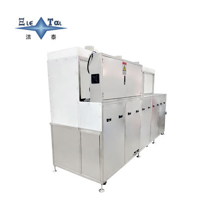Buy Five Tank Electronics Ultrasonic Cleaner Customized 50KW With Agitation And Dust Proof Extraction Hood online manufacture