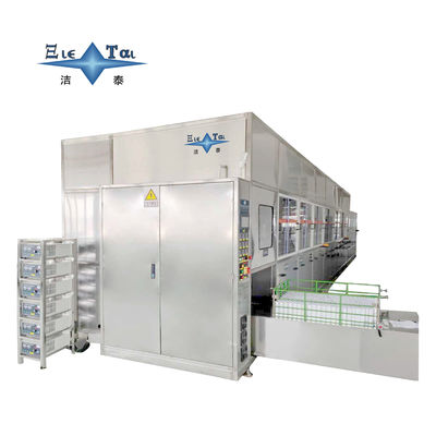 Buy 40KHz Spray Cleaning Machine 8 Tanks Automatic Ultrasonic Cleaner 80KW online manufacture