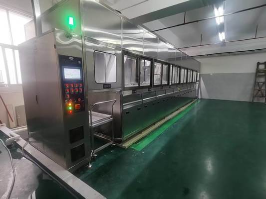 Buy Tunable 40-80kHz Silicon Wafer Ultrasonic Cleaner 60°C Constant Temperature Acid Alkali Cleaning UPW Rinsing online manufacture
