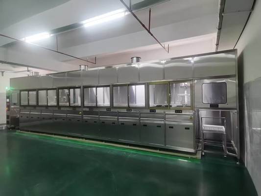 kaufen Stimmbare 40-80 kHz Siliziumwafer Ultraschallreiniger 60°C Konstante Temperatur Säure-Alkalien Waschen UPW Spülen online manufacture