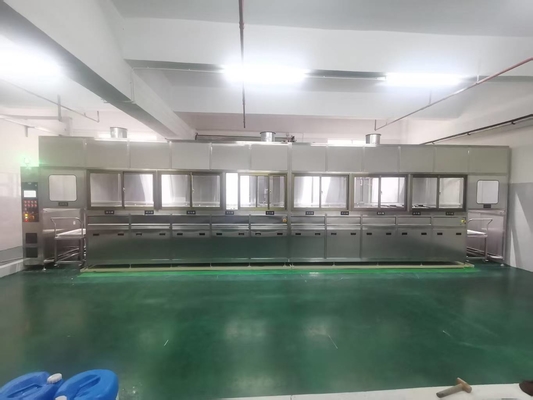kopen 40KHz-80KHz halfgeleider siliciumwaferreiniger - Ultrasone alkalische/zuurreiniging + zuiver water spoelen, 60°C online manufacture