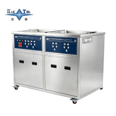 comprar Limpiador ultrasónico de doble depósito con secado por aire caliente y capacidad de 45L para piezas industriales y médicas online manufacture