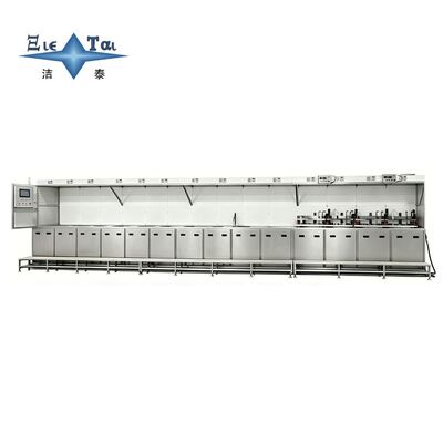 Buy 251KW Manual Electrolytic Cleaning Line with Dual-Frequency Ultrasonic Cleaning Customized for Valve Body & Semiconductor Components online manufacture