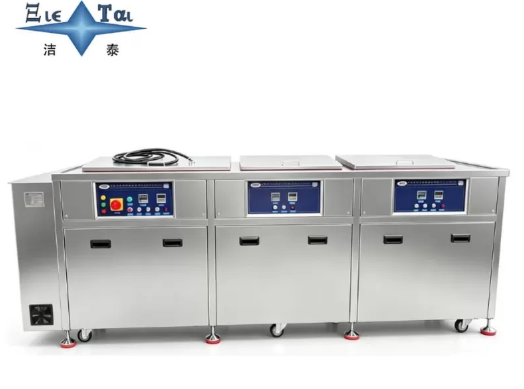 mua Máy làm sạch siêu âm bộ phận kim loại công nghiệp ba thùng có chức năng lọc, phun rửa & sấy khô bằng không khí nóng online manufacture