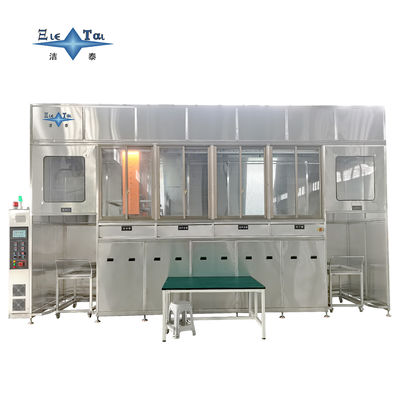 Customized automatic ultrasonic cleaning machine, fixed-point spraying, ultrasonic cleaning, drying