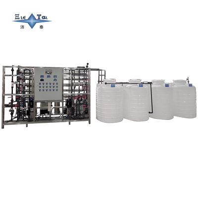 EDI Ultrapure Water Machine 1 Ton Two Stage Ultra Pure Reverse Osmosis System 15KW