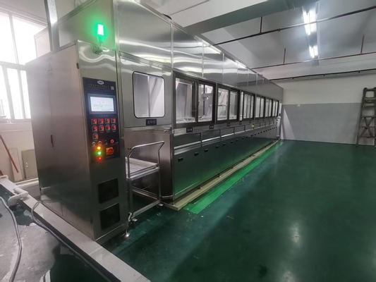 Semiconductor Silicon Wafer Cleaner - 40KHz-80KHz Ultrasonic Alkaline/Acid Cleaning + Pure Water Rinsing, 60℃