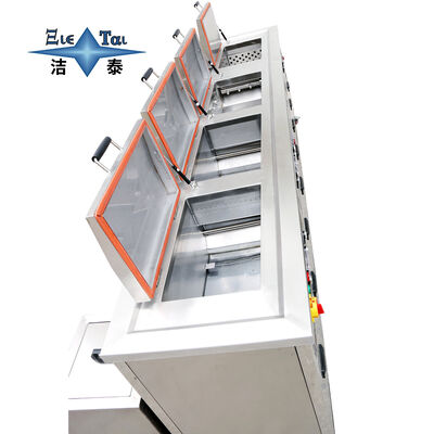Precision 4-Tank Ultrasonic Cleaner - High-Pressure Spraying for Blind Hole & Gap Cleaning