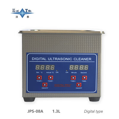 1.3L Quiet Commercial Digital Ultrasonic Cleaner, 60W Ultrasonic Cleaning Machine with Multi-Gear Timing Function